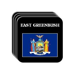 US State Flag   EAST GREENBUSH, New York (NY) Set of 4 Mini Mousepad 