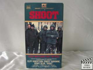 Shoot VHS Cliff Robertson, Ernest Borgnine, Henry Silva  