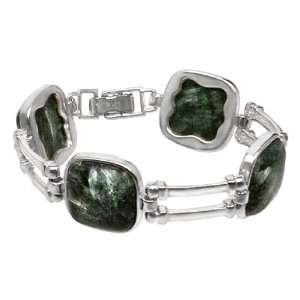 Seraphinite, Angel Stone Collection Link Set in .925 Sterling Silver 