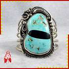   1970s Navajo Turquoise Inlay Mother of Pearl Pawn Bracelet  