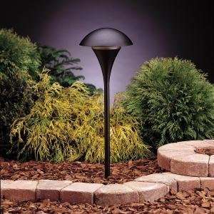   Path & Spread Light, Textured Black with Clear Glass: Home Improvement