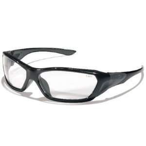   Safety Glasses With Black Frame And Clear Lens: Home Improvement