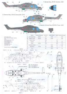   set westland lynx company authentic decals stock number 72 48 scale 1