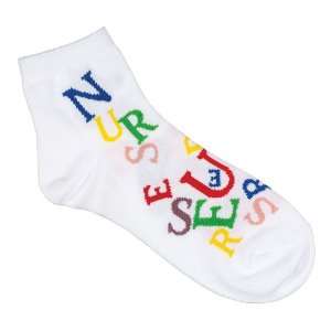  Prestige Medical 377 can Colored Alphabet Nurse Socks 