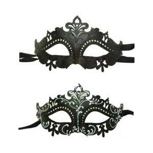  Black Venetian Masquerade Mask