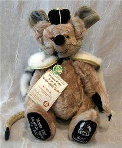 HERMANN MOUSE KING TEDDY BEAR FROM THE NUTCRACKER SUITE MINT IN BOX 