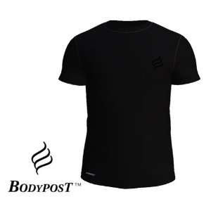   Mens HyBreez Crew neck Short sleeve Shirt Top Size: S, Color: Black