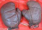   Kid Leather Boxing Gloves BENLEE Sporting Goods Co., NY c1920 1940