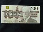 1988 Bank of Canada $100 Replacement Bank Note AJX32084