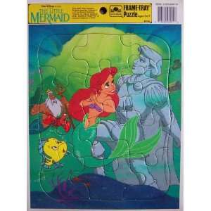  Walt Disney The Little Mermaid Frame Tray Puzzle by Golden 