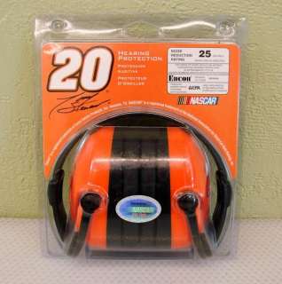 20 Tony Stewart NASCAR Hearing Protection Encon Ear Muffs  