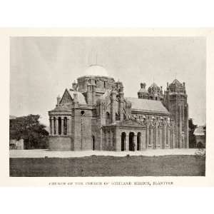  1898 Print Church Scotland Mission Blantyre Central Africa 