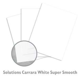  Solutions Carrara White Paper   250/Package: Office 