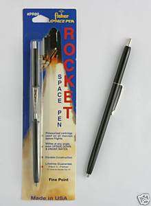 Fisher Space Pens #SPR84 / Black Rocket Pen / Black Ink  