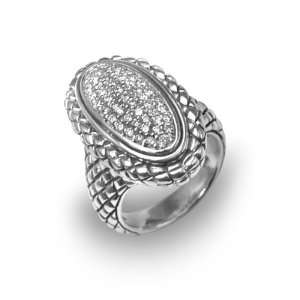   and Diamond Basketweave Ring, Size 7.5 Scott Kay Jewelry Jewelry