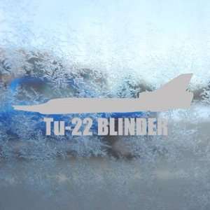  Tu 22 BLINDER Gray Decal Military Soldier Window Gray 
