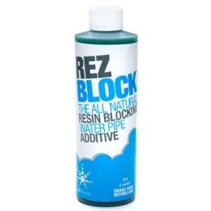 RezBlock  All Natural Resin Blocking Water Pipe Additive 8oz:  