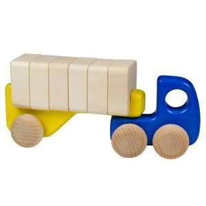  Semi Truck Blue/Yellow: Toys & Games