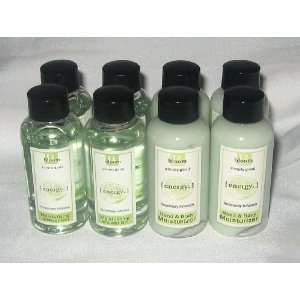 Bloom Energy Rosemary Infusion Travel Lot of 8 Bottles, Featuring 4 