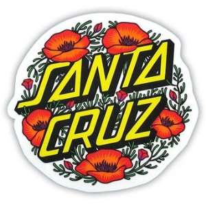  Santa Cruz Poppy Dot Sticker (3): Sports & Outdoors