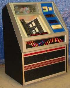 ROWE CD 51 JUKEBOX HOLDS 100 CDs. CLEAN, GREAT SOUND  