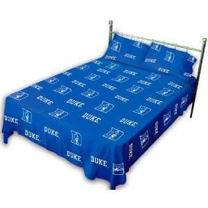  Duke Blue Devils Duke Blue Collegiate Sheet Set (Full 