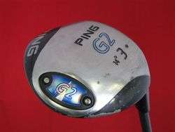 PING G2 3 WOOD 14*degree TFC100 GRAPHITE REGULAR FLEX  