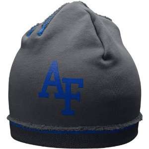  Nike Air Force Falcons Charcoal Jersey Knit Beanie: Sports 
