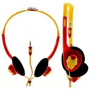   Disney Headband Style Marvel Comics Iron Man Headphones: Electronics