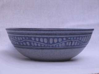 James Sanders, East Texas Blue Pottery Bowl 5 3/4 Mint  
