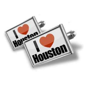 Cufflinks I Love Houston region: Texas, United States   Hand Made 