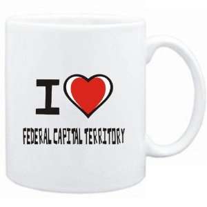   White I love Federal Capital Territory  Cities