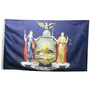  5 3X5 Ft New York State Flag: Sports & Outdoors