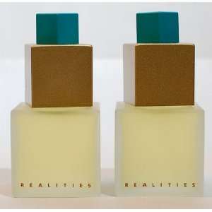 Lot of 2) Realities by Liz Claiborne Eau de Toilette Perfume Spray 3 