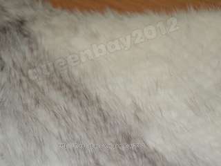   Knitted Mink Fur Coat Outwear Jacket Big Raccoon Collar Fashion Spring