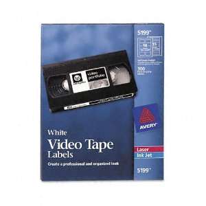  Avery : Video Tape Printer Labels, 300 Each Face & Spine 