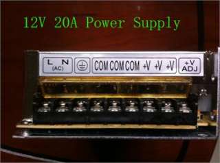 12V 10A 15A 20A 30A Universal Regulated Switching AC in DC out Power 