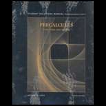 Precalculus : Functions and Graphs   Student Solutions Manual (ISBN10 