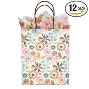  The Gift Wrap Company Boho Floral Medium Tote Gift Bag 