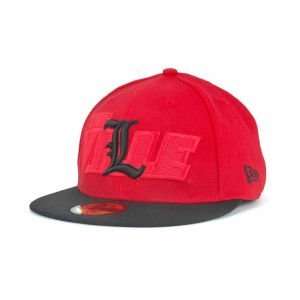 Louisville Cardinals New Era NCAA 59FIFTY Popscript Cap Hat:  