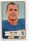 1954 Bowman #106 Billy Stone Chicago Bears