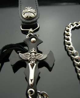 31 Gothic Punk Biker Jean Angel Sword Wallet Key Chain TEB101A  