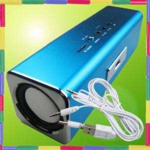 Music Angel TF U disk SD FM Speaker For iPod Blue 9114  