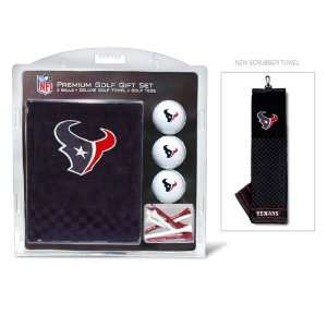   Texans NFL Embroidered Towel/3 Ball/12 Tee Set