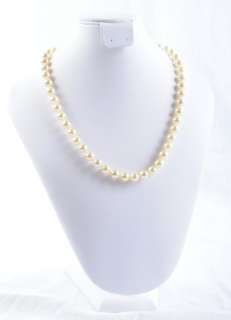 Gorgeous Mallorca 8mm Pearl Necklace w Gift Box NOS  