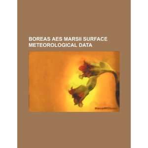  BOREAS AES MARSII surface meteorological data 