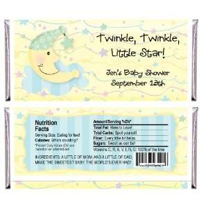  Moon & Star Wrapper   Personalized Candy Bar Wrapper Baby 