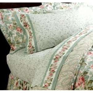  Laura Ashley Cottage Rose Twin Comforter Set Floral Shabby 