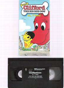 CLIFFORD THE BIG RED DOG   GO T BONE! VHS Video CHILD  