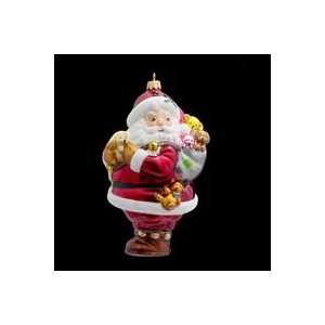  5 Polonaise Santa Claus with Bag of Toys Glass Christmas 